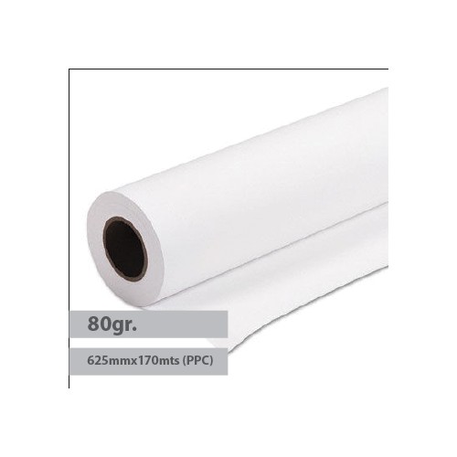 Papel Plotter 78gr 625mmx170mts (PPC) Evolution Draft - 1 Rolo