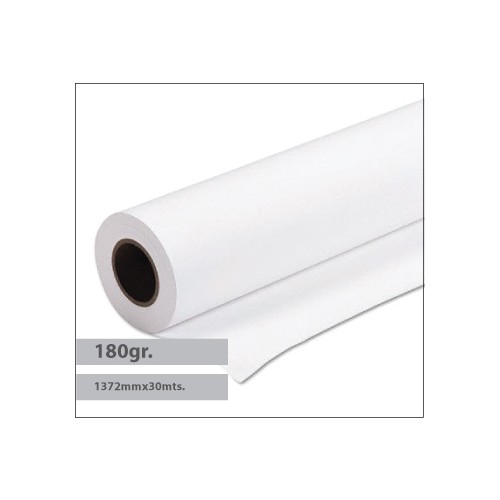 Papel Premium Coated 180gr 1372mmx30mts - 1 Rolo