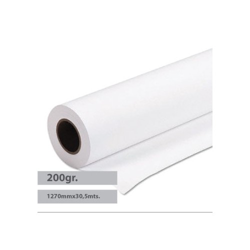 Papel 1270mmx30,5mts Plotter Fotográfico Satin 200gr - 1 Rolo