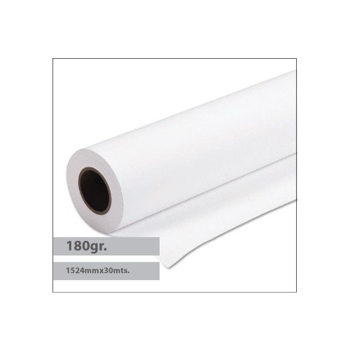 Papel Premium Coated 180gr 1524mmx30mts - 1 Rolo