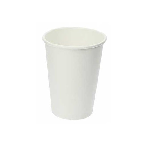 Copos de Papel 237ml-8oz Branco - 100 unidades