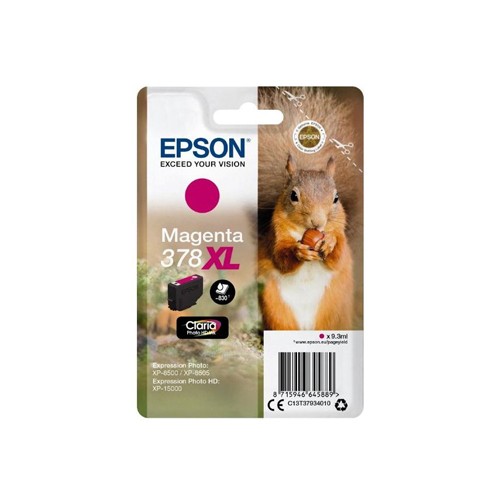 Tinteiro Epson 378XL Magenta C13T37934010 9,3ml