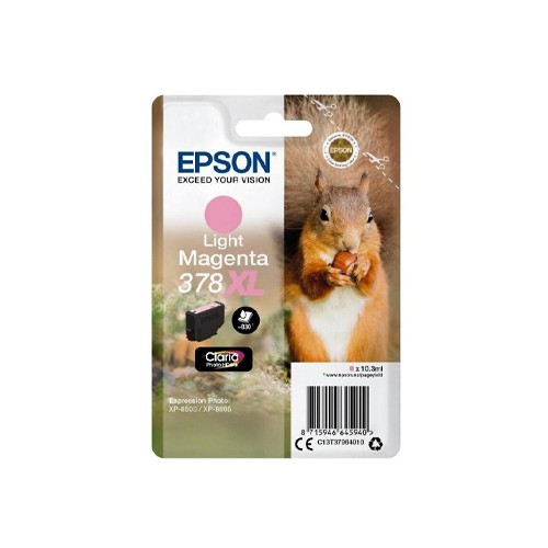 Tinteiro Epson 378XL Magenta Claro Foto T37964010 10,3ml