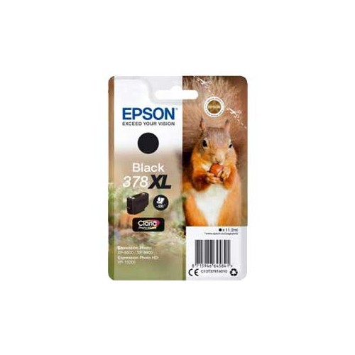 Tinteiro Epson 378XL Preto C13T37914010 11,2ml