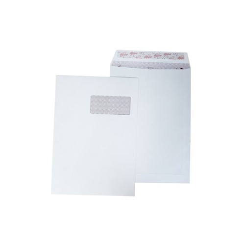 Envelopes Saco 229x324mm c / Janela Branco 90gr Autodex Cx 250 unidades