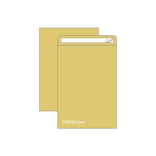 Envelopes Saco 250x353mm Kraft 90gr Autodex Cx 250 unidades