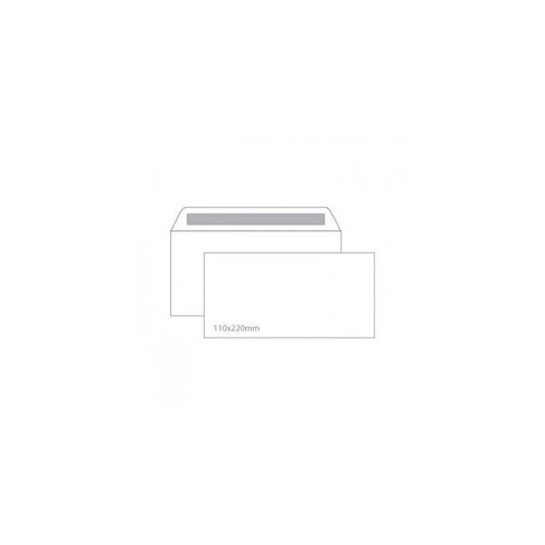 Envelopes 110X220mm s / janela Cx 25 unidades Autodex (Pack de 2)