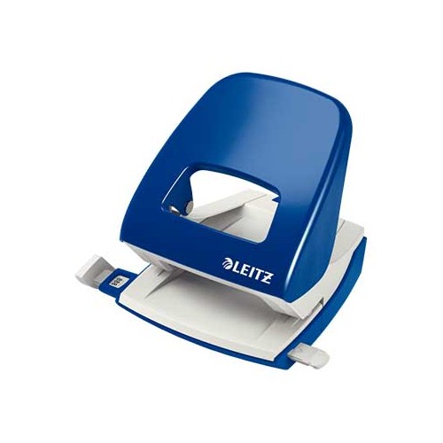 Furador 25 Folhas Leitz 5008 2.5mm c / Regua Azul