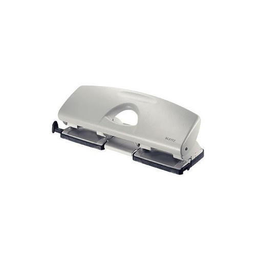Furador 4 Furos 16 Folhas 1,6mm LEITZ 5022 Cinza