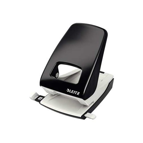 Furador 40 Folhas Leitz 5138 4mm c / Regua Preto