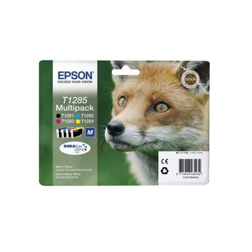 Pack Tinteiros Epson T1285 4 Cores C13T12854010