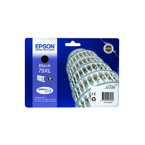 Tinteiro Epson 79XL Preto C13T79014010 41,8ml
