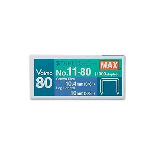 Agrafos 11-80 Max (64 Folhas) Cx1000 - 10 unidades
