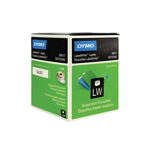 Etiquetas Papel Dymo 50mmx12mm Branco 1 Rolo (S0722460)