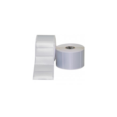 Etiquetas ZEBRA Poliester Silver 3000T 51x25mm 12 Rolos