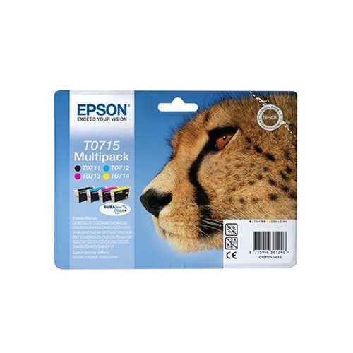 Pack Tinteiros Epson T0715 4 Cores C13T07154010