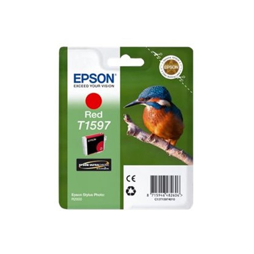 Tinteiro Epson T1597 Vermelho C13T15974010 17ml