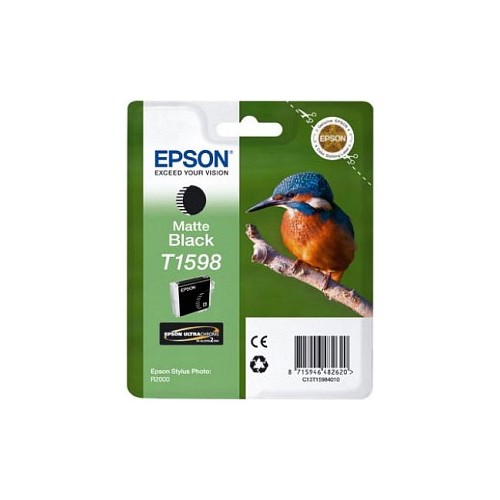 Tinteiro Epson T1598 Preto Matte C13T15984010 17ml