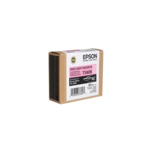 Tinteiro Epson T580B Magenta Claro Vivido C13T580B00 80ml