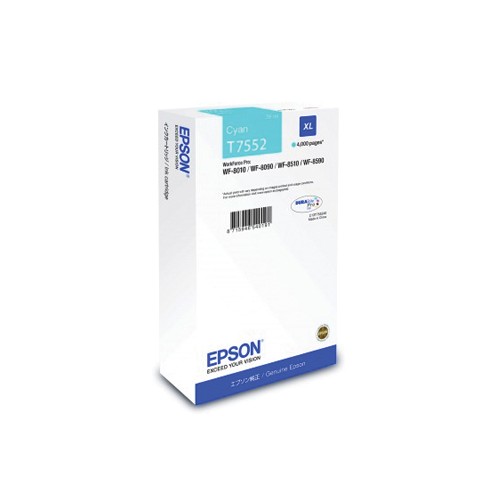 Tinteiro Epson T7552 Azul C13T755240 39ml