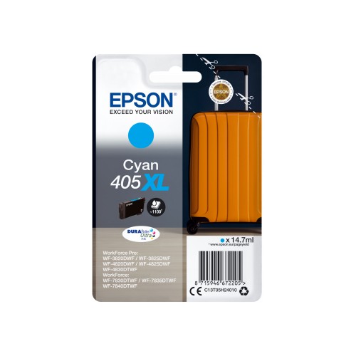 Tinteiro Epson 405XL Azul C13T05H24010 14,7ml - Alta Capacidade