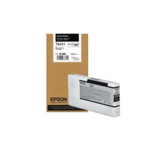 Tinteiro Epson T6531 Preto Foto C13T653100 200ml