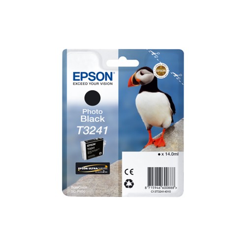Tinteiro Epson T3241 Preto Foto C13T32414010 14ml
