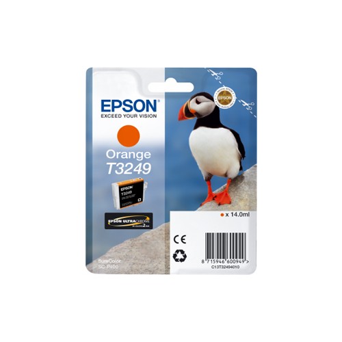 Tinteiro Epson T3249 Laranja C13T32494010 14ml
