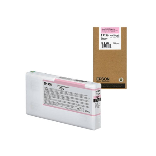 Tinteiro Epson T9136 Magenta Claro Vivido C13T913600 200ml
