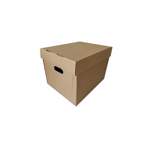 Caixa 420x330x300 C/ Tampa para Pastas de Arquivo Pack 10un