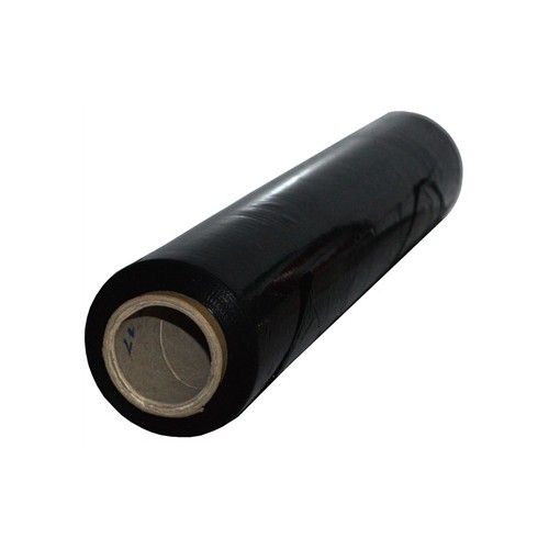 Filme Estiravel Manual Preto 23my 500mm c/ 1,7kg 1 rolo