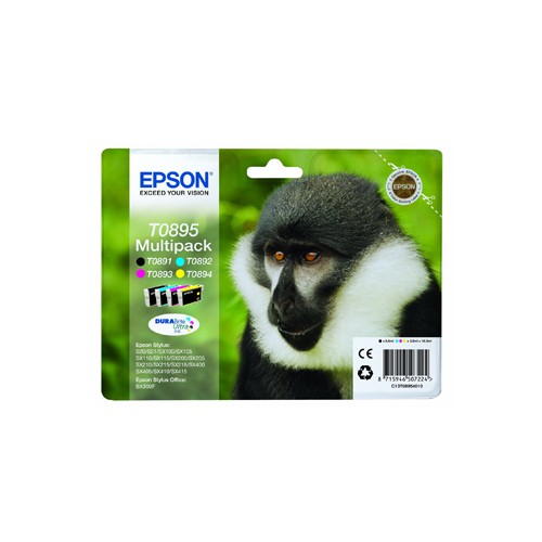 Pack Tinteiros Epson T0895 4 Cores C13T08954020