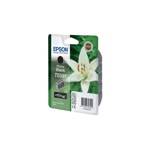 Tinteiro Epson T0591 Preto Foto C13T05914010 13ml