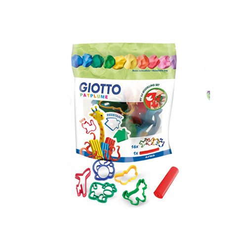 Acessorios Modelagem Giotto Patplume Blister 16un + 1 rolo