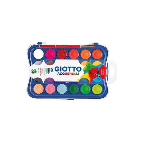 Aguarelas Giotto Cores Sortidas Cx 24