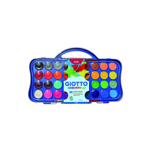 Aguarelas Giotto Cores Sortidas 30mm Cx 36