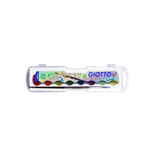 Aguarelas Giotto Glitter Cores Sortidas Cx 8