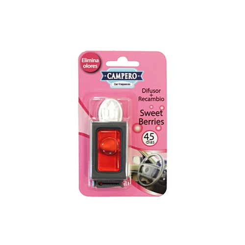 Ambientador Carro Sweet Berries Duração 45 dias - 2 unidades