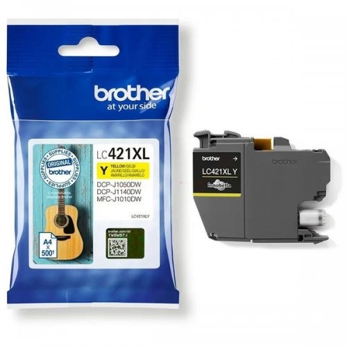 Tinteiro Brother LC421XLY Amarelo