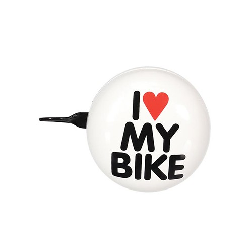Campainha para Bicicleta I LOVE MY BIKE Branco