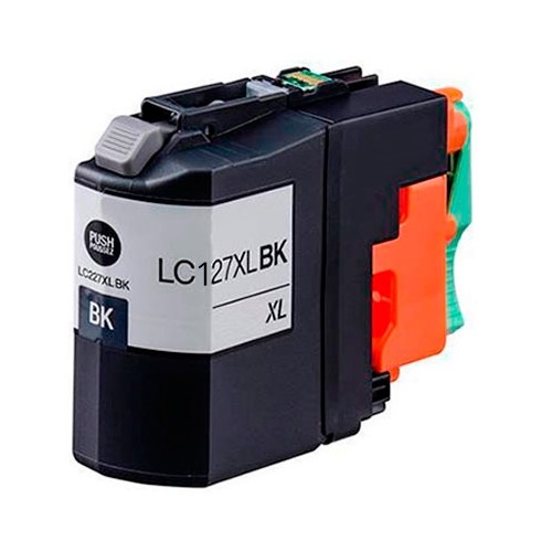 Tinteiro Compaível para Brother LC127XLBK Preto