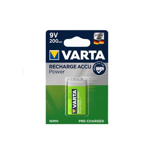 Pilha Recarregável Varta 200mAh 9V