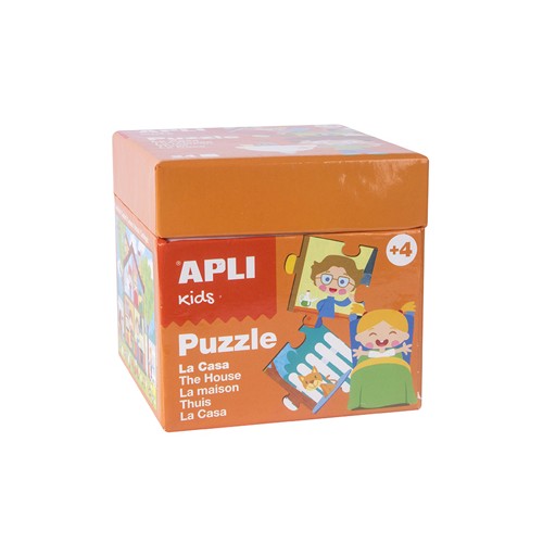 Jogo Puzzle Apli Kids Tema A Casa 24 Peças