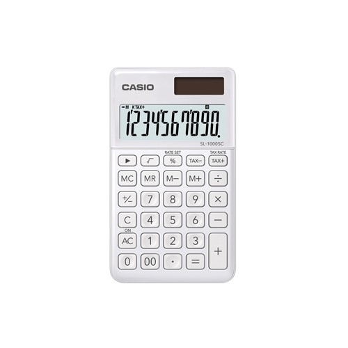 Calculadora de Secretaria Casio MS20UCWE Branco 12 Digitos