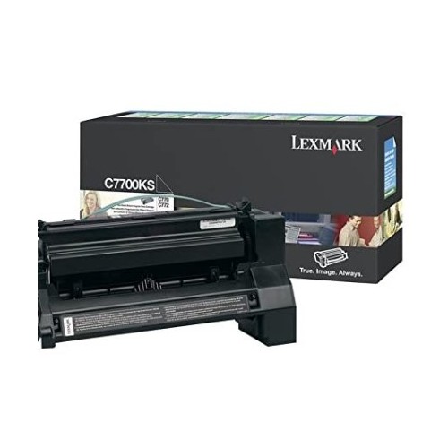 Toner Lexmark C7700KH Preto (00C7700KH) - Alta Capacidade
