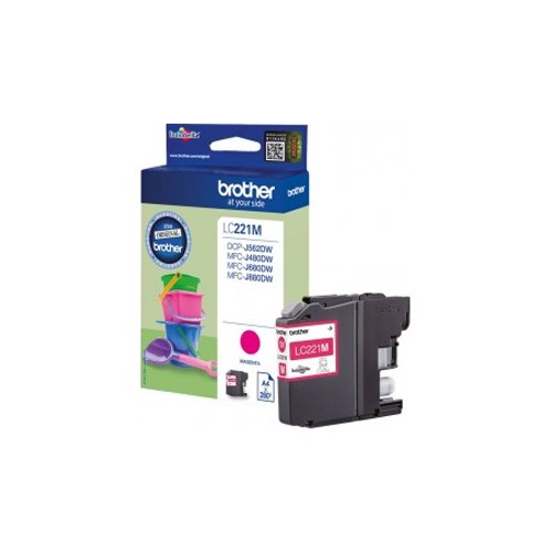 Tinteiro Brother LC221M Magenta 3,9ml