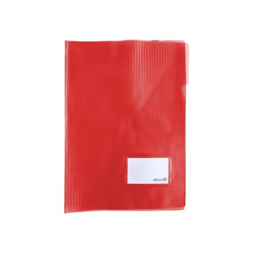 Classificador Plastico c / Bolsa int,Visor,Etiq Vermelho - 10 Unidades