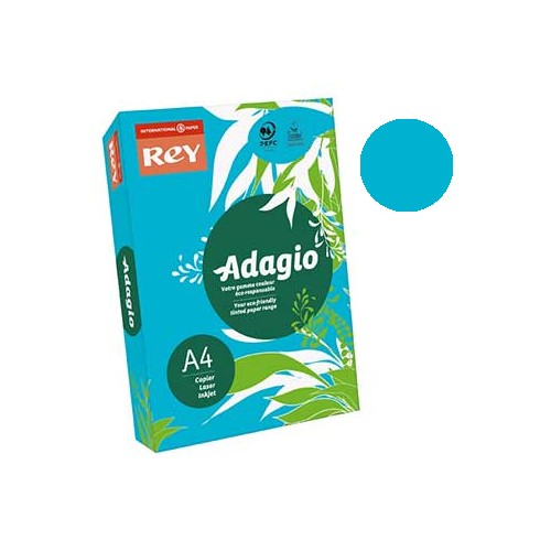 Papel Fotocopia Adagio(cd51) A4 80gr Azul Intenso 1x500Fls