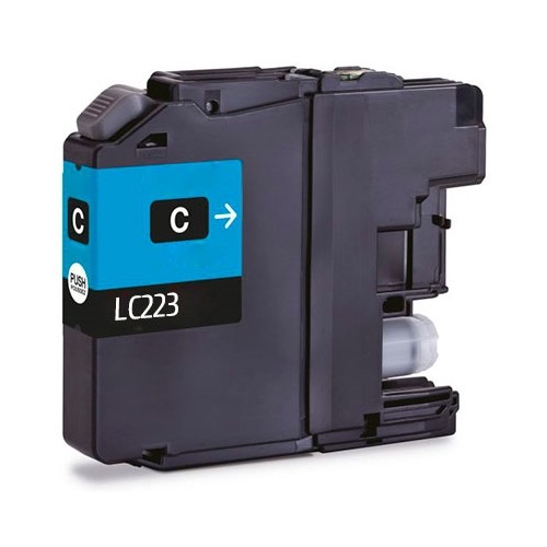 Tinteiro Compatível para Brother LC223C Azul