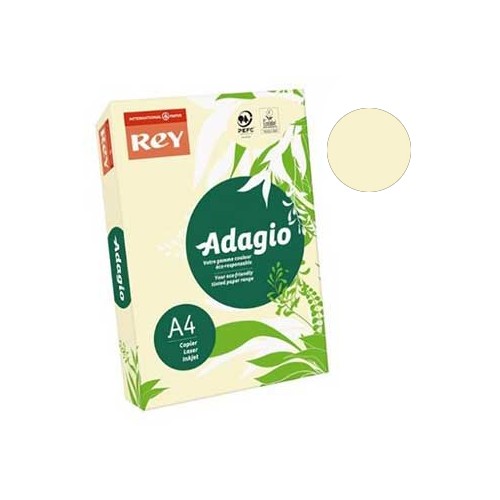 Papel Fotocopia Adagio(cd03) A4 80gr Amarelo Canario 1x500Fl